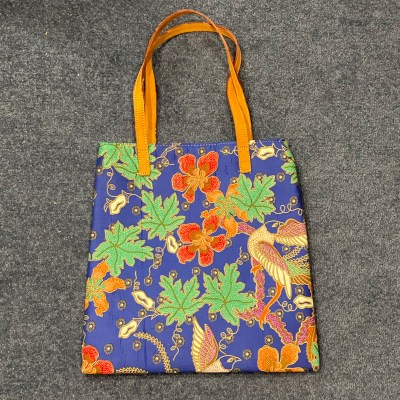 Batik Floral Tote bag