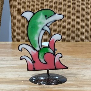 Dolphin Candle Holder (Front)