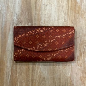 Burgundy Fabric Purse (front)