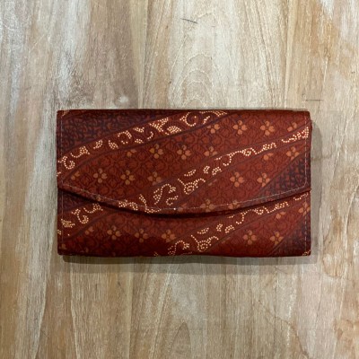 Burgundy Fabric Purse (front)