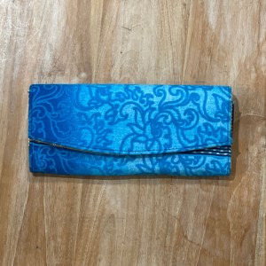 Light Blue Fabric Purse (front)