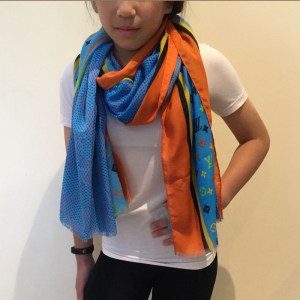 Kain Sarong Pantai Scarf (Orange)