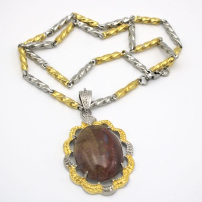 Indonesian Silver-Brass Necklace