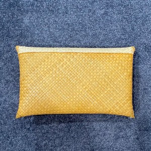 Light Brown Wicker Purse (back)